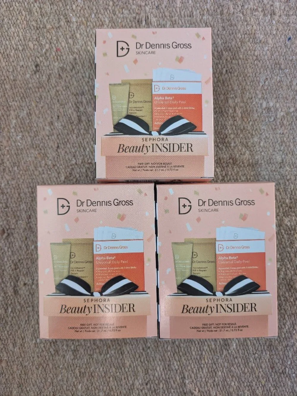 3 Box Sephora Dr Dennis Gross Skin Spa + SUMMER FRIDAYS Sunlit Vanilla fragrance